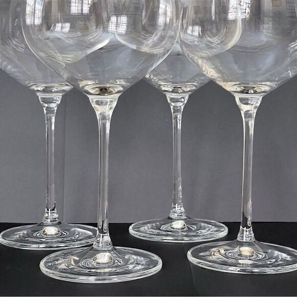 Krosno Harmony Clear Crystalline Wine Gin Tonic Balloon Drinking Glass Set of 4 - Picture 7 of 16